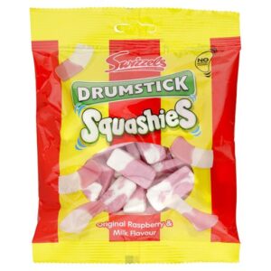 Swizzels Drumstick Squashies Original Raspberry & Milk 120g 12ct